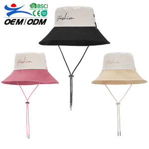 Chapeau Bob de Pêcheur Coupe-Vent en Corde Brodé avec Logo, Nouvelle Collection, Haute Qualité, Vente en Gros, Idéal pour le Camping, l'Escalade et la Pêche, 100% Coton - Product Image 1