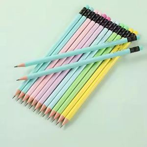 Lápices de Madera Personalizados al por Mayor con Logotipo Negro, Dureza 2B/HB, Regalo Promocional Escolar, Lápices de Madera Estándar para Dibujar y Escribir, al por Mayor para Niños - Product Image 4