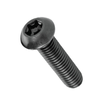 M3 M4 M5 M6 M8 M10 noir acier inoxydable 304 inviolable Machine étoile boulons de sécurité Torx bouton vis à tête avec goupille