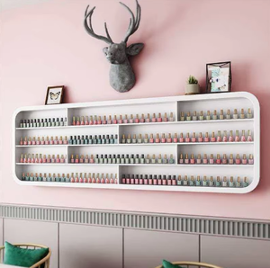 New Nail Salon Cosmetics <b>Display</b> <b>Wall</b> <b>Cabinet</b> Shelf Nail Polish Glue <b>Display</b> Shelf <b>Wall</b> Hanging - Product Image 5