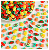 Vente en gros de figurines de fruits en résine réalistes, petites, bon marché, miniatures, produits alimentaires pour maison de poupée, jouets pour enfants, cadeaux en sachet surprise