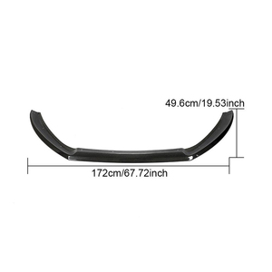 Séparateur de lèvre de pare-chocs avant en Fiber de carbone S5 adapté pour <span class=keywords><strong>Audi</strong></span> S5 2009-2010 - Product Image 2