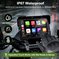 Nouveau système de navigation GPS JMC Android 13 7 pouces avec CarPlay sans fil, Android Auto, émetteur FM, compatible TPMS, 2 Go de RAM pour 16 Go de ROM, pour moto