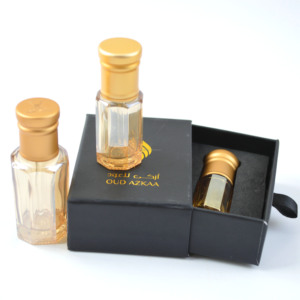 Commercio all'ingrosso arabo Attar Fancy Oil Bottle Custom 3ml 6ml 10ml 12ml vetro vuoto Arabian Oud Tola Attar profumo di olio essenziale - Product Image 1