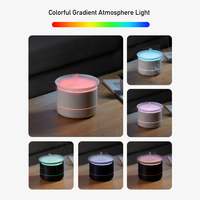 Diffuseur d'arômes LED électrique à 7 couleurs changeantes, humidificateur ultrasonique à brume fraîche, huile essentielle, arrêt automatique sans eau, 200ml
