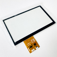 Pantalla táctil capacitiva de 7 pulgadas con interfaz USB+I2C, GT911+HX6518 para máquina de café