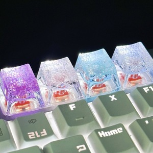 Mới lạ Epoxy Resin Key mũ cá nhân đồ chơi cổ điển cho người lớn DIY đèn nền bàn phím trang trí căng thẳng cứu trợ Keycaps - Product Image 2