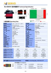 Mini servo MJ-5085HV 15,1 kg 8,4 V Moteur sans noyau haute tension Programmable Servo pour hélicoptère UVA <span class=keywords><strong>Avion</strong></span> RC - Product Image 2