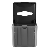 Couvercle de boîte à mouchoirs en ABS de style luxe, porte-mouchoirs carré pour table, boîte à mouchoirs de restaurant de qualité supérieure avec option de conception personnalisée