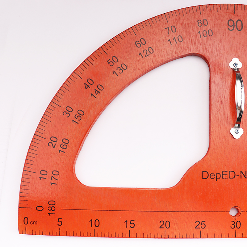60 см, 180 градусов, транспортир для черной доски с подвижной металлической ручкой