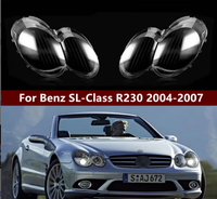 Für Mercedes-Benz SL Scheinwerferabdeckung 04-07 R230 Standardausstattung Transparente Lampenschale Lampenabdeckung