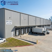 Edificio de taller prefabricado con estructura de acero ligero certificada por ASTM con servicios de soldadura, corte y doblado