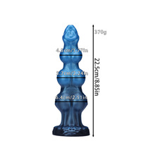 Godemichet et plug anal XXL en silicone, forme animale fantastique, avec ventouse, jouet sexuel féminin réaliste, souple, multicolore et flexible