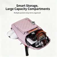 Nouveau sac à dos imperméable pour affaires, tendance, avec plusieurs poches zippées, sac à dos personnalisé avec logo, compartiment pour ordinateur portable, sac de voyage