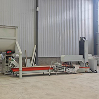Centrale de mélange de mortier sec de type simple RH, machine de fabrication d'adhésif pour carrelage, facile à utiliser, pour plâtre de maçonnerie, 18,5 kW, 380 V