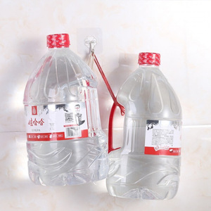 Crochets adhésifs transparents en forme de fleur, à fixer au mur sans perçage, pour rangement dans la salle de bain et la cuisine - Product Image 2