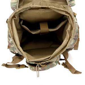 2025 Hot Sell Fashion <b>60L</b> Outdoor Adventure Travel Waterproof Tactical Hiking <b>Backpack</b> with External Frame Camouflage <b>Backpack</b> - Product Image 4