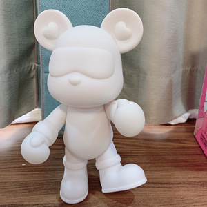 Diy Blanco Hars Kerst Diamant Bezaaide Ruimte Beer Ornament Interstellaire Handgemaakte Handgeschilderde Beer Box Set Home Decor - Product Image 5