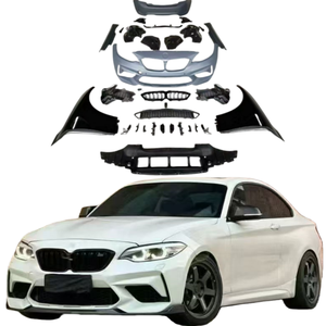 Kit de parachoques deportivo (con rejilla) para <span class=keywords><strong>BMW</strong></span> Serie 2 220i 228i 226i modelos F22/F23 (actualizado a M2C) - Product Image 4