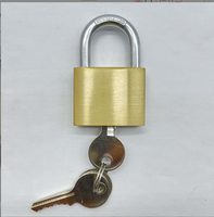 Cadenas en laiton haute sécurité antivol durable 20/25/30/35/50/60 mm avec clé