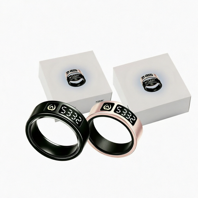 Wholesale Muslim Zikr Ring App Control Smart Counter Praise Tasbih Tally Counting Electronic Rosary OLED Display Alloy Steel