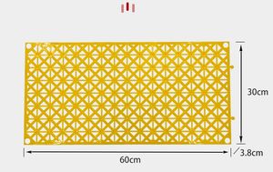 Grille robuste tempête vidange piscine bord fossé grille eau de pluie tranchée Drainage canal couverture carreaux PP plastique - Product Image 3