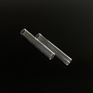 Büyük çaplı şeffaf kuvars borosilikat cam tüp yuvarlak kaynaşmış silika kabarcık boru bükme ve kaynak için - Product Image 6