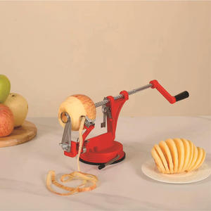 Éplucheur manuel 3-en-1 en acier inoxydable et éplucheur de pommes de terre multifonctionnel avec construction métallique - Product Image 1