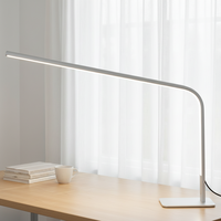 Lámpara de Mesa LED de Plástico Estilo Europeo, Flexible, Simple, Moderna, con Protección Ocular, Alto CRI 95, Lámpara de Estudio Eléctrica Nórdica para Oficinas