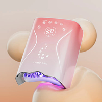 Lampe à ongles LED UV rechargeable professionnelle 115W puissante sécheuse à durcissement rapide avec capteur intelligent pour manucure à la maison de salon