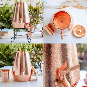 Copper <b>Water</b> Dispenser with Tap <b>5L</b> Large Capacity Vintage Style for Home Party Use - Product Image 3