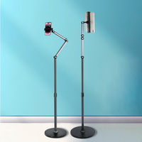 Offre Spéciale Support de tablette en métal rotatif à 360 degrés Support de bureau de téléphone portable iPad flexible Ventes directes d'usine