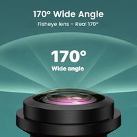 GreenYi 170 °   Kamera Mundur Mobil AHD Mini Samping/Depan/Backup Fisheye 360 °   Lensa yang Dapat Disesuaikan HD Penglihatan Malam untuk Mundur Kendaraan C899
