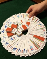 Nouvelle Collection Complète de Plage d'Été : Ensemble de Mahjong de Luxe en Acrylique Écologique pour 4 Joueurs – Le Choix Idéal pour les Rassemblements Spéciaux