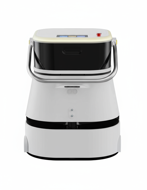 Intelligent Wireless Commercial Cleaning Robot with Automatic Workstation Floor Scrubbing Metal Construction