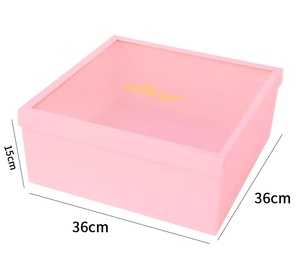 Waterproof <strong>Window</strong> Opening Gift <strong>Box</strong> Square Round <strong>Heart</strong> Shaped Romantic Gift <strong>Box</strong> Packaging <strong>Box</strong> Floral Wholesale - Product Image 6