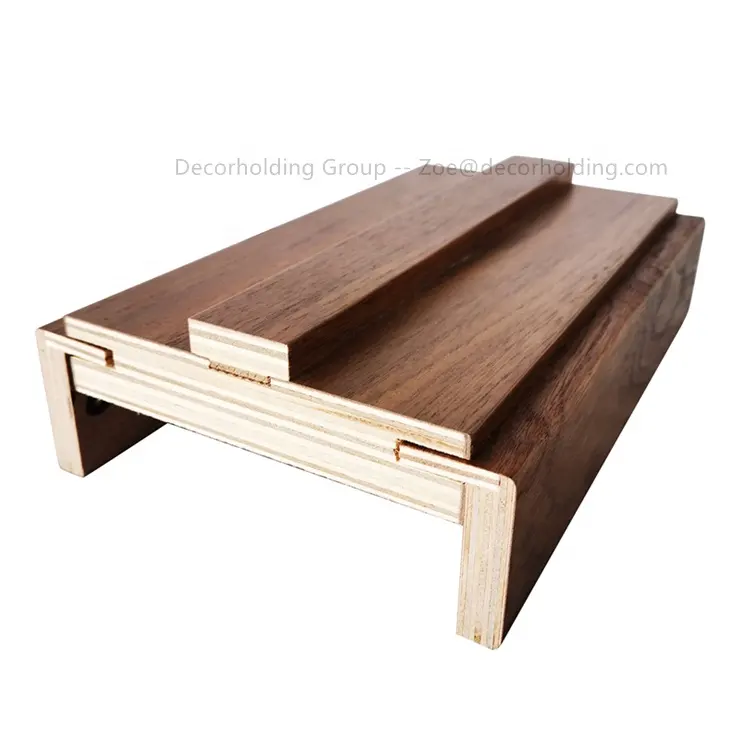 Solid wood Plywood door architraves/lining with Veneer match Internal doors/Interior doors Accept Custom