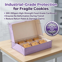 Boîte d'emballage en carton coloré personnalisée en gros avec logo pour les emballages de beignets, de chocolats et de biscuits