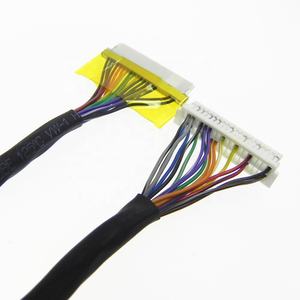 Konektor DF11-30DS-2C kustom 30 Core kabel Lvds pasangan terpilin berpelindung, konektor elektronik PVC Xinda hitam - Product Image 5