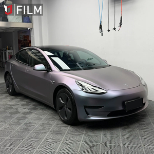 <span class=keywords><strong>Film</strong></span> adhésif mat gris-violet pour voiture, vinyle de recouvrement auto-adhésif pour changement de couleur, rouleau de vinyle pour <span class=keywords><strong>covering</strong></span> automobile - Product Image 1