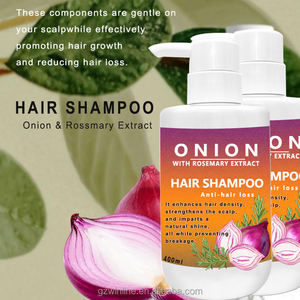 Shampoo anti-<span class=keywords><strong>chute</strong></span> <span class=keywords><strong>de</strong></span> <span class=keywords><strong>cheveux</strong></span> professionnel OEM ODM à l'oignon, sans sulfate, soin du cuir chevelu à la lavande, pour des <span class=keywords><strong>cheveux</strong></span> plus forts et plus longs, 400 ml - Product Image 2