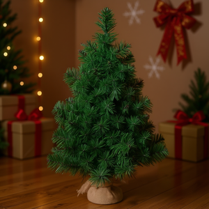 Decoración Navideña, Árbol de Navidad Artificial de PVC de 2 y 3 pies, Base para Interior, Fácil Instalación - Product Image 2