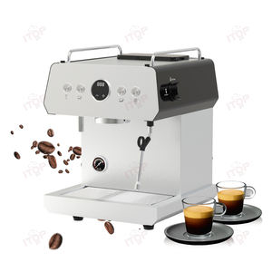 Lujo 2 en 1 con Espumador de leche pequeño profesional Latte Cappuccino Espresso cafetera máquina para uso doméstico - Product Image 6