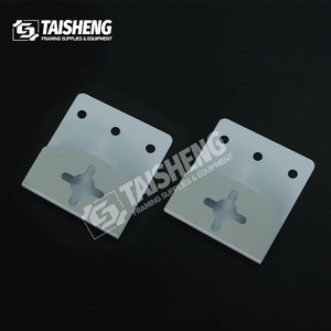 Colgador de gancho en J plano de metal blanco para paredes de exhibición, sujetador de cartelera con ancho interior de 8mm - Product Image 5