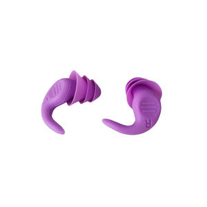 Bouchons d'oreilles de natation en silicone étanche confortables et sûrs Protection auditive pliable à réduction du bruit pour les sports nautiques - Product Image 3
