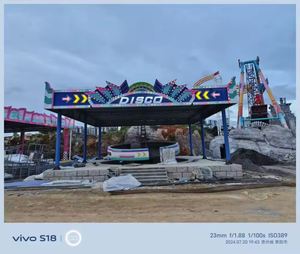 Atracciones de Carnaval Disco Tagada 2024 para Interiores/Exteriores, Atracciones de Parque de Diversiones en Fibra de Vidrio, Metal y Acero para Centros Comerciales - Product Image 5