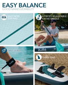 P.F. Hot Sale High Quality Isup Surfboard <b>Inflatable</b> Stand up Sup Board DAMA Adventure Grey/1 Sup Board P.F. Hot Sale High Quali - Product Image 5