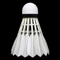 Volants de badminton professionnels légers Lingshang LS100 en plumes de canard de haute qualité, emballage écologique, OEM disponible