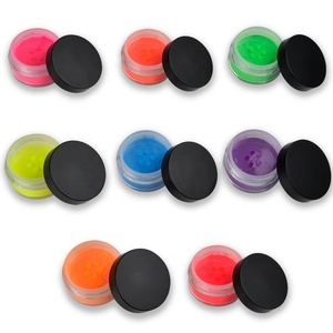 Yellow <strong>Blue</strong> <strong>Eye</strong> Shadow Makeup Bright Loose Neon Pigment <strong>Eyeshadow</strong> Private Label - Product Image 4