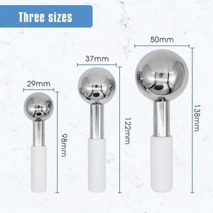 Herramientas de Masaje Metálicas Populares, Esferas de Hielo para el Cuidado Facial, Lifting Facial, Cuidado de Belleza y <span class=keywords><strong>Spa</strong></span>, Rodillos de 12.2*3.7cm - Product Image 2